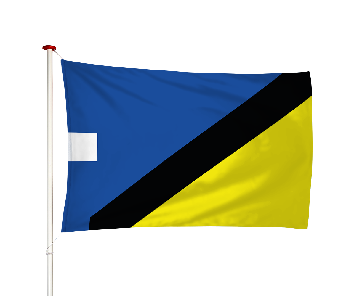 Vlag Idsegahuizum - Skuzum (fr)