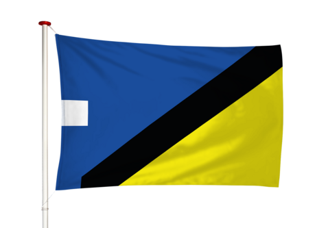 Vlag Idsegahuizum - Skuzum (fr)