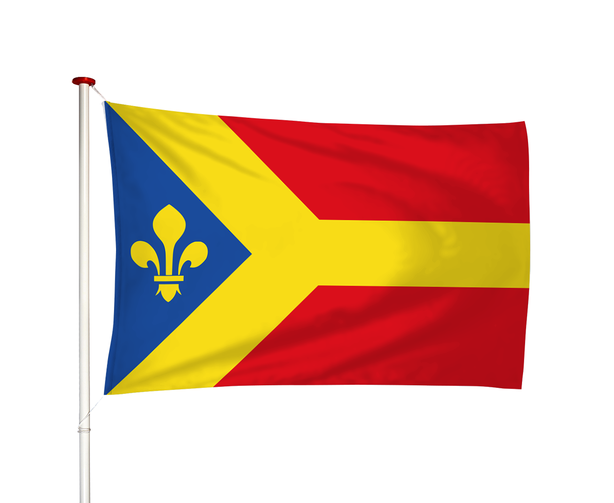 Vlag Ijsbrechtum - Ysbrechtum (fr)