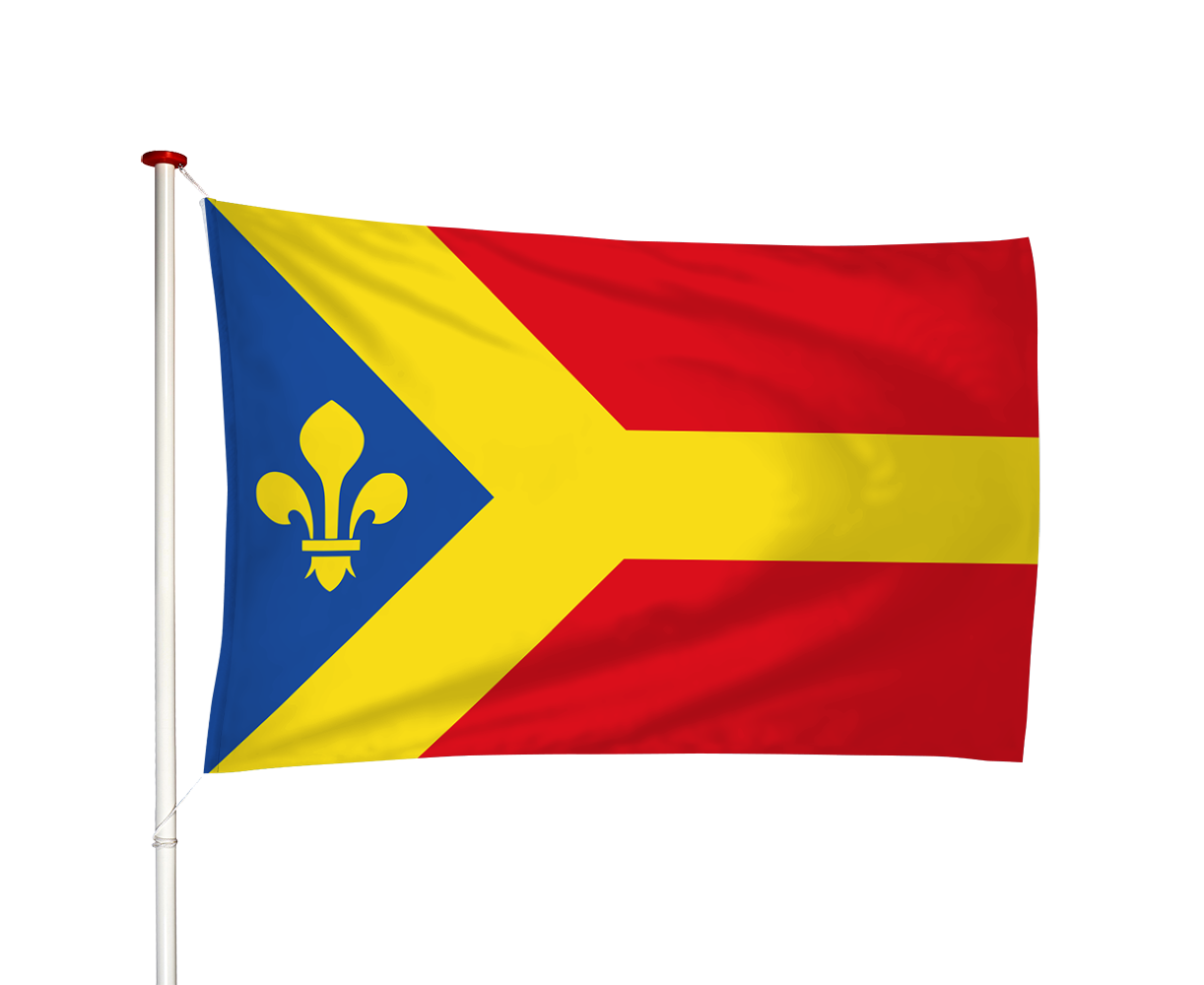 Vlag Ijsbrechtum - Ysbrechtum (fr)