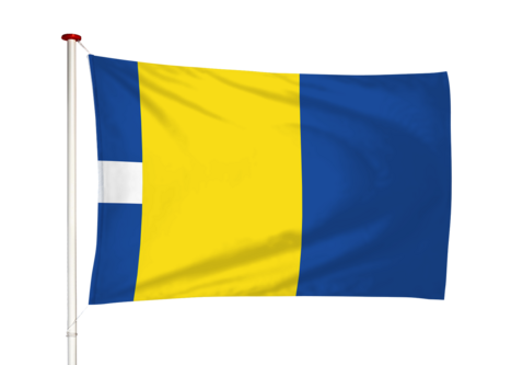 Vlag Kimswerd - Kimswert (fr)