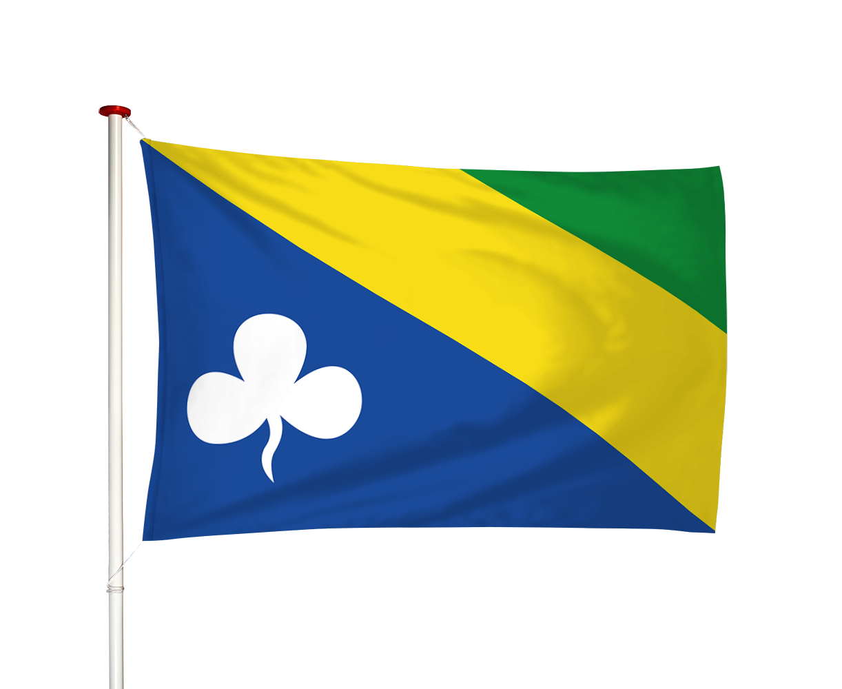 Vlag Luxwoude - Lukswald (fr)