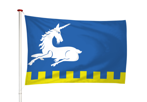 Vlag Menaldum - Menaam (fr)