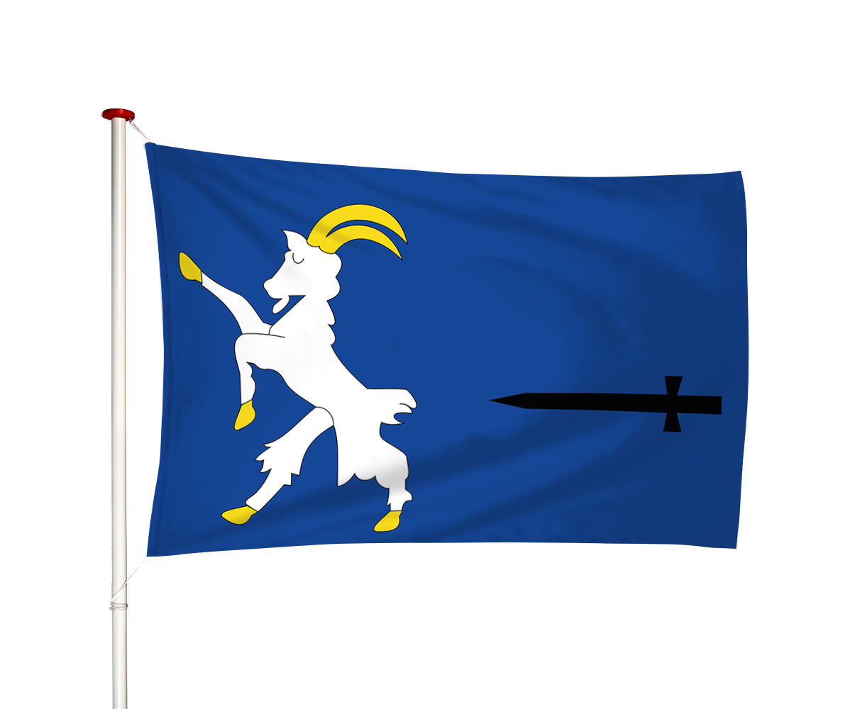 Vlag Olderbekoop - Alderberkeap (fr)