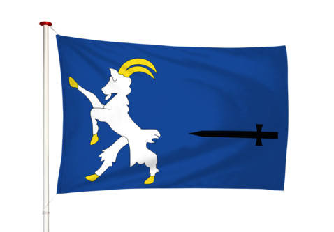 Vlag Olderbekoop - Alderberkeap (fr)