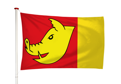 Vlag Oldeboorn - Aldeboarn (fr)