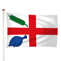 Vlag Oosterbierum - Easterbierrum (fr)