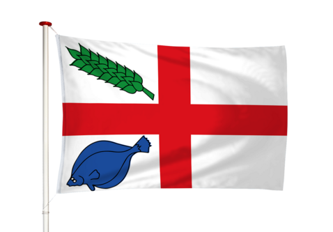 Vlag Oosterbierum - Easterbierrum (fr)