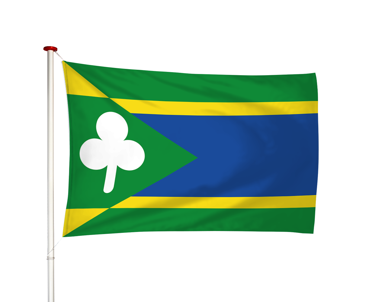 Vlag Oosthem - Easthim (fr)