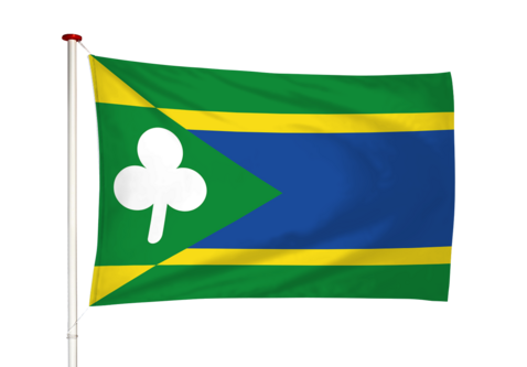 Vlag Oosthem - Easthim (fr)