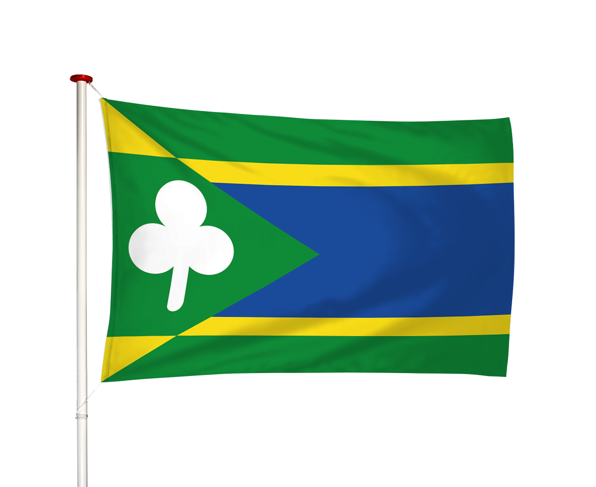 Vlag Oosthem - Easthim (fr)