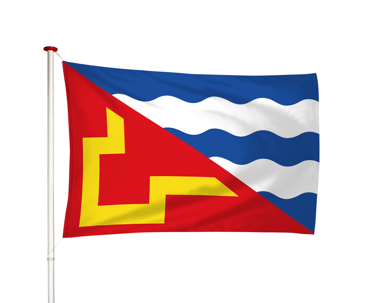 Vlag Oostmahorn - De Skans Oostmahorn (fr)