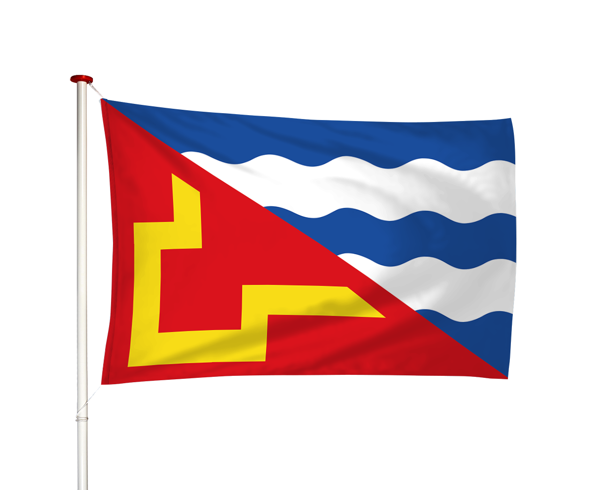 Vlag Oostmahorn - De Skans Oostmahorn (fr)
