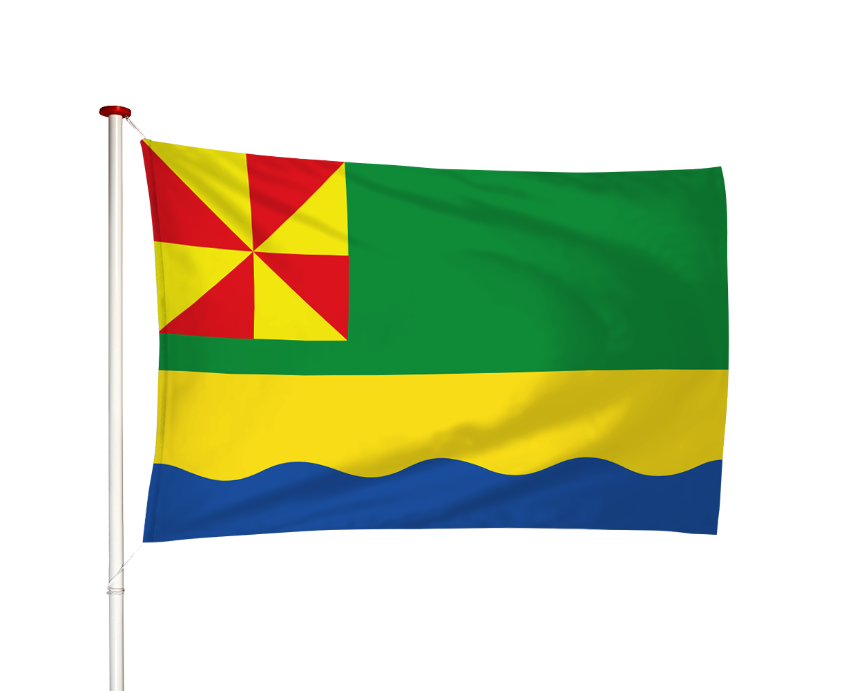 Vlag Oudega - Aldegea (fr) (Zuidwest Friesland)