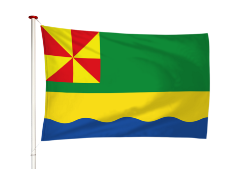 Vlag Oudega - Aldegea (fr) (Zuidwest Friesland)