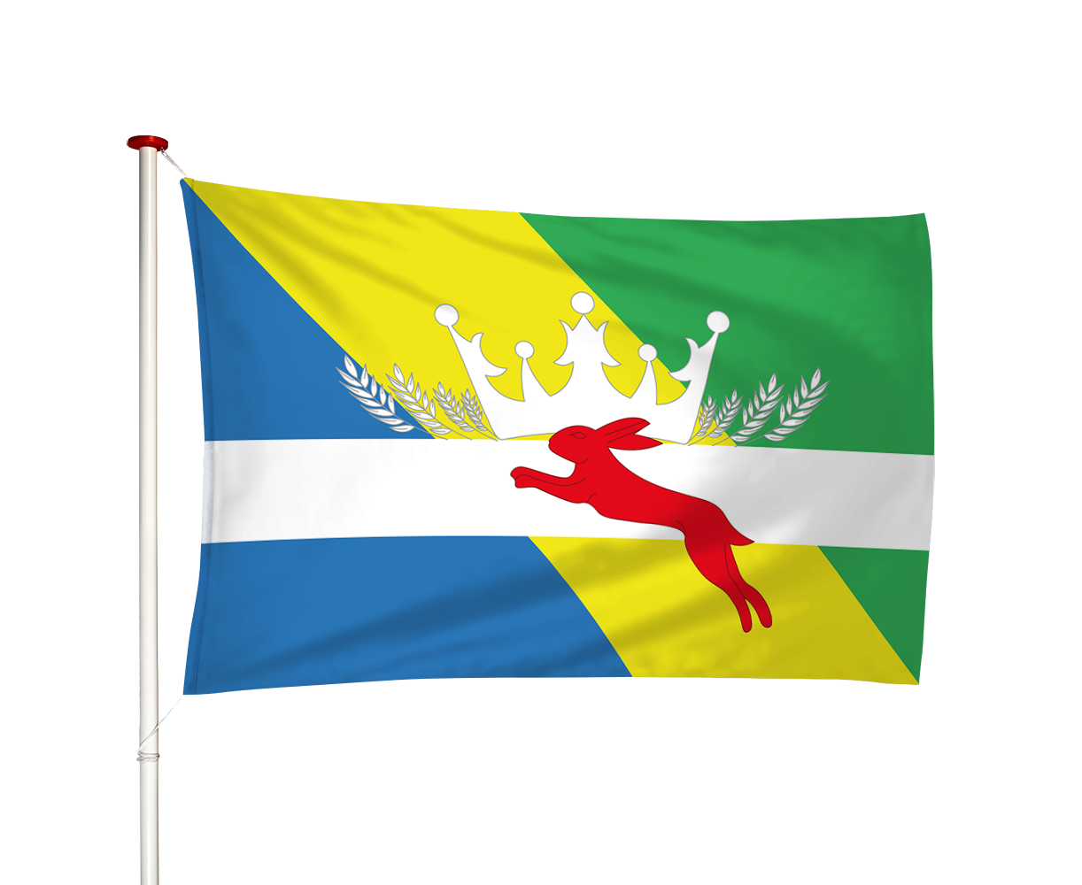 Vlag Oudemirdum - Aldemardum (fr)