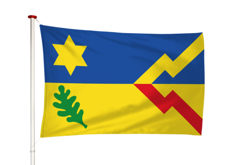 Vlag Oudeschoot - Aldskoat (fr)