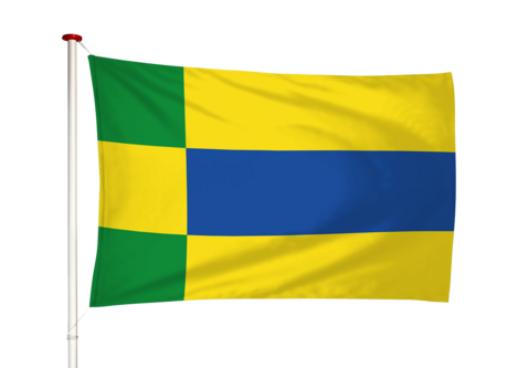 Vlag Oudewoude - Aldwald (fr)