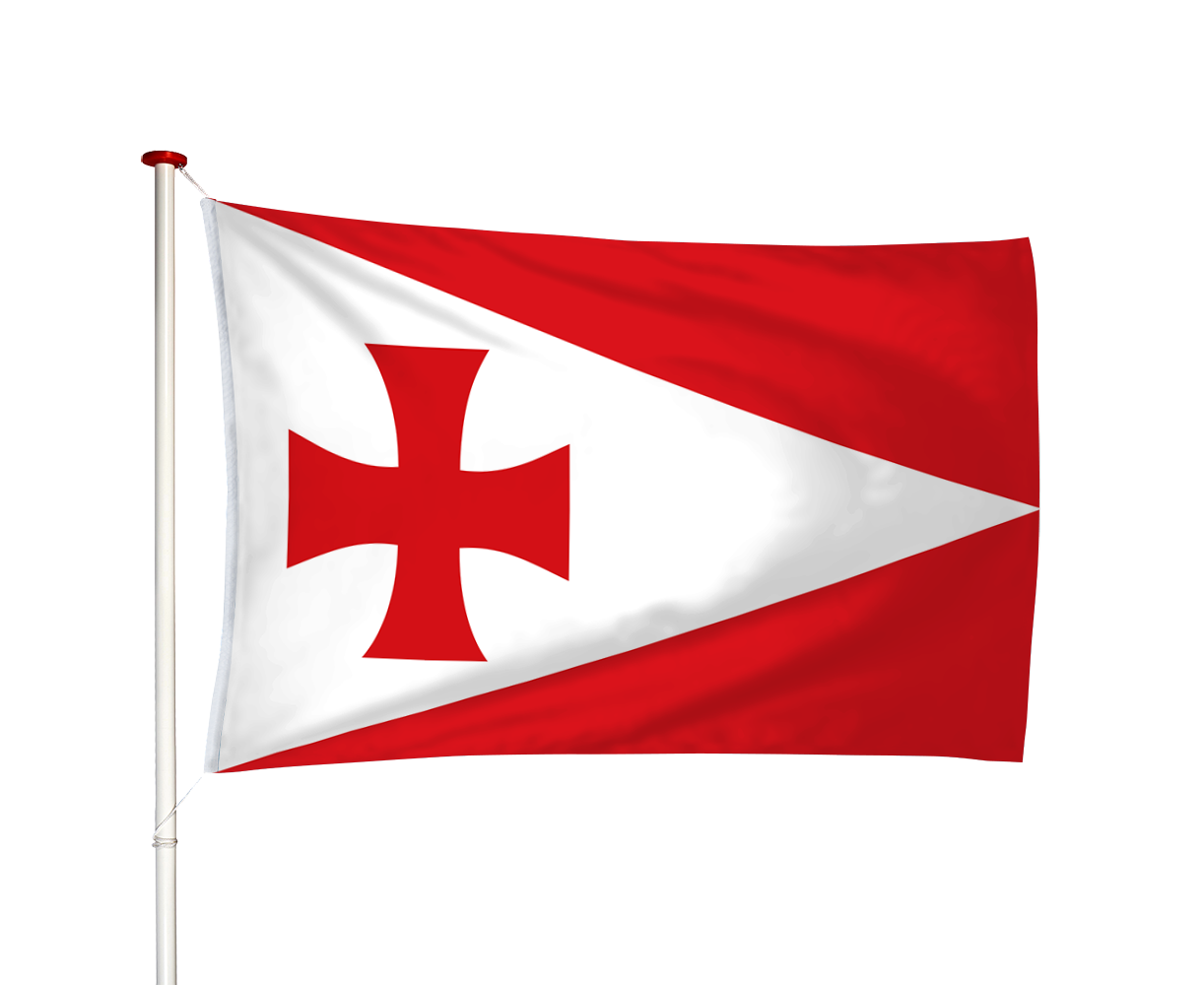 Vlag Roodkerk - Readtsjerk (fr)