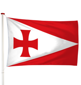 Vlag Roodkerk - Readtsjerk (fr)