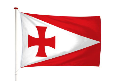 Vlag Roodkerk - Readtsjerk (fr)