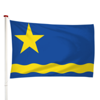 Vlag Scharnegoutum - Skearnegoutum (fr)