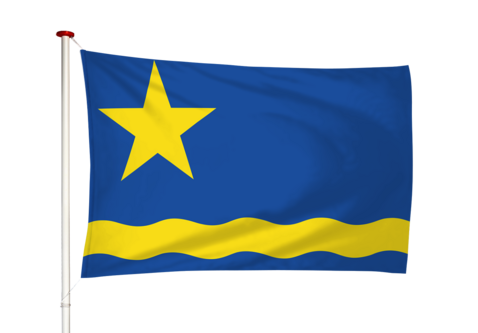 Vlag Scharnegoutum - Skearnegoutum (fr)