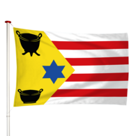 Vlag Sint Annaparochie - Sint Anne (fr)