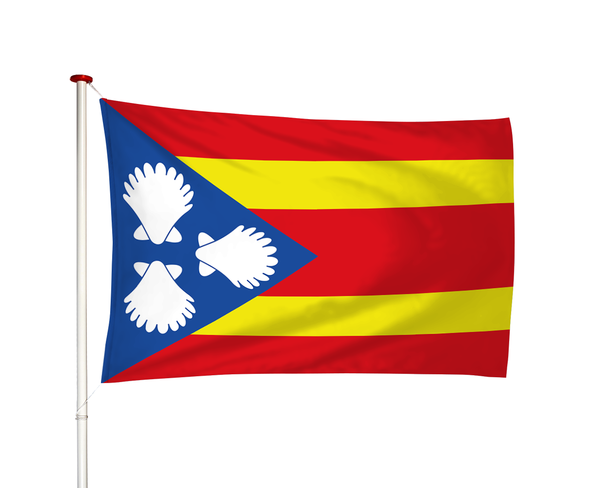 Vlag Sint Jacobiparochie - Sint Jabik (fr)