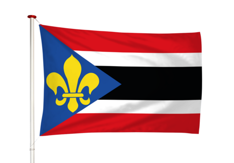 Vlag Vrouwenparochie - Froubuorren (fr)