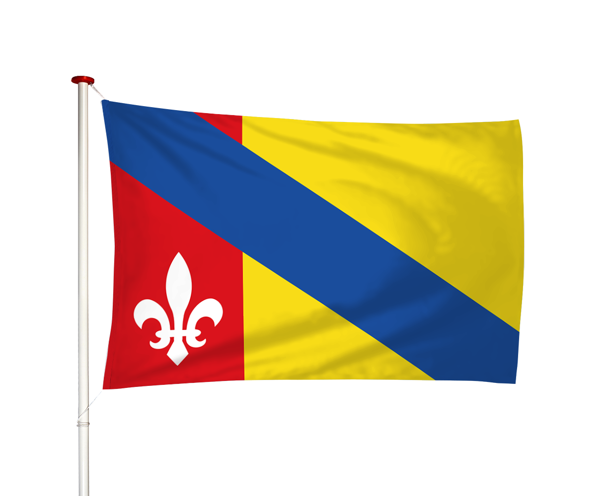 Vlag Waaxens - Waaksens (fr) (Noordoost Friesland)