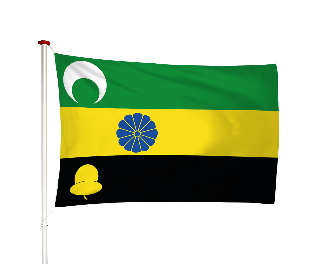 Vlag Wouterswoude - Walterswald (fr)