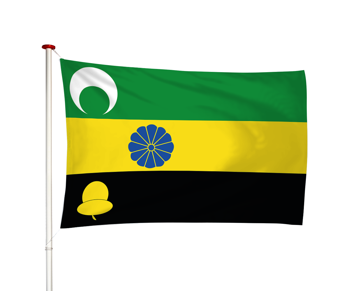 Vlag Wouterswoude - Walterswald (fr)