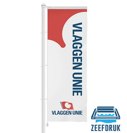 Bedrukte baniervlag - Zeefdruk