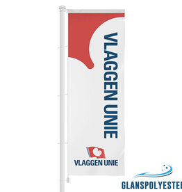 Bedrukte baniervlag - Glanspolyester