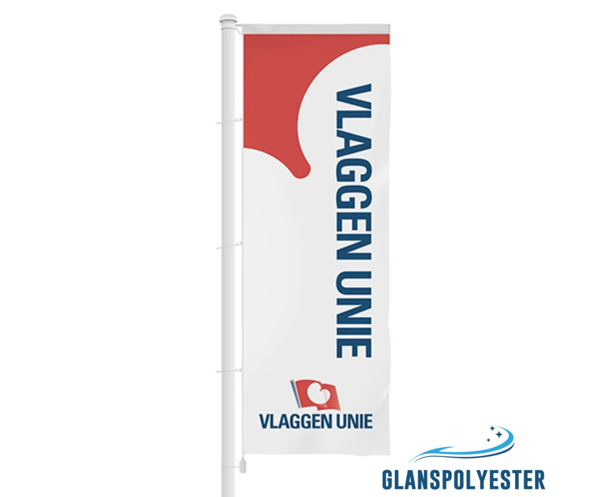 Bedrukte baniervlag - Glanspolyester