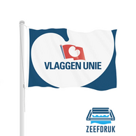 Bedrukte vlag - Zeefdruk