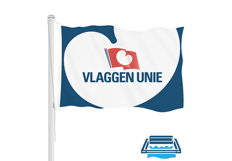 Bedrukte mastvlag - Zeefdruk