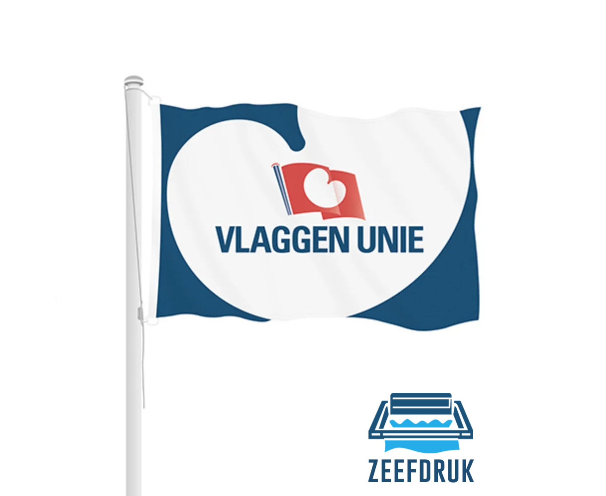 Bedrukte mastvlag - Zeefdruk