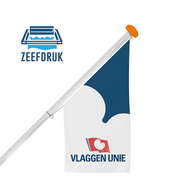 Bedrukte winkelvlag - Zeefdruk