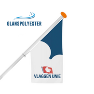 Bedrukte winkelvlag - Glanspolyester