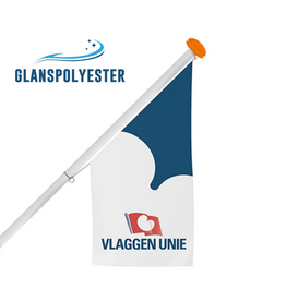 Bedrukte winkelvlag - Glanspolyester
