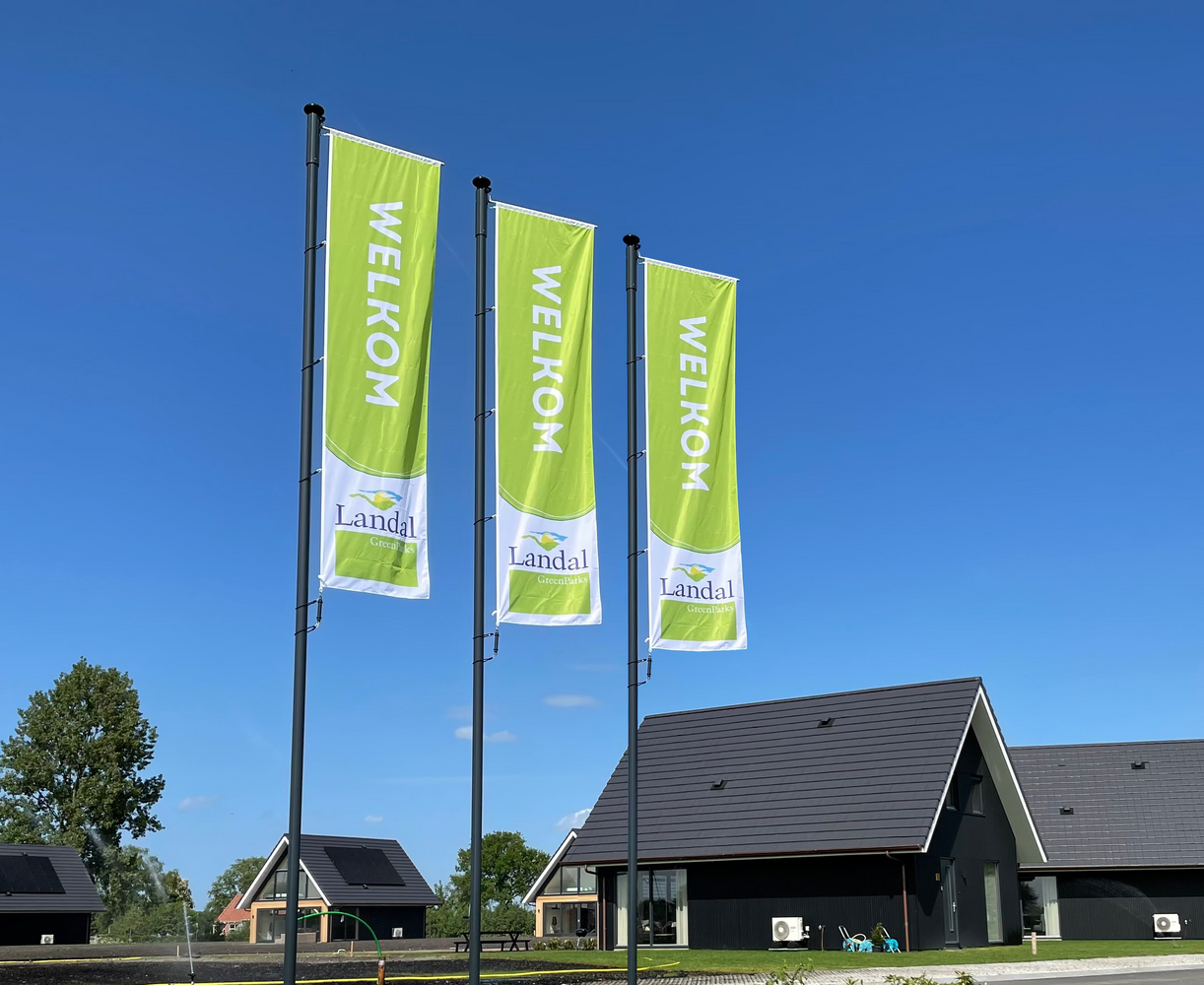 Bedrukte baniervlag - Power