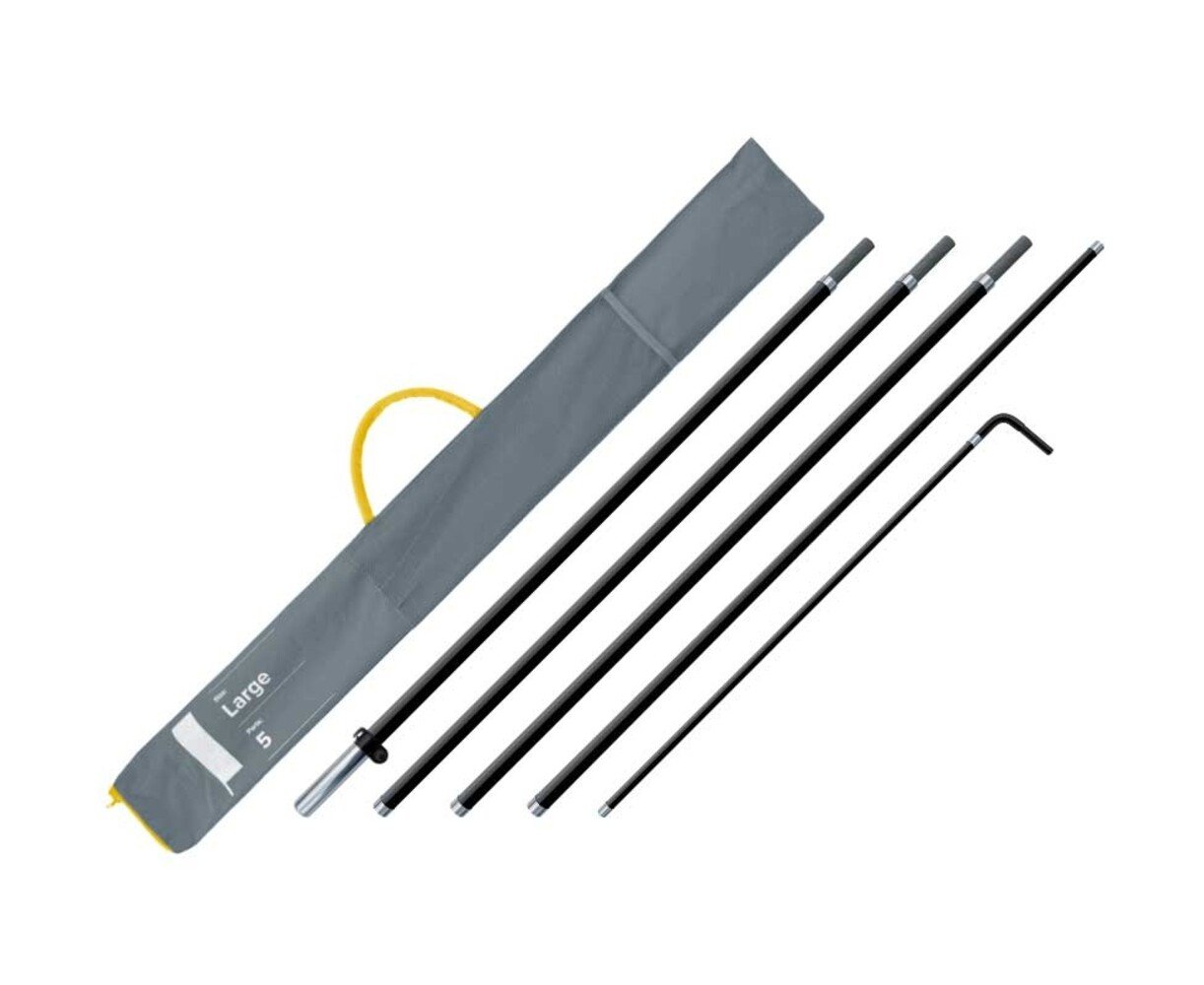 Stokkenset t.b.v. beachvlag vierkant