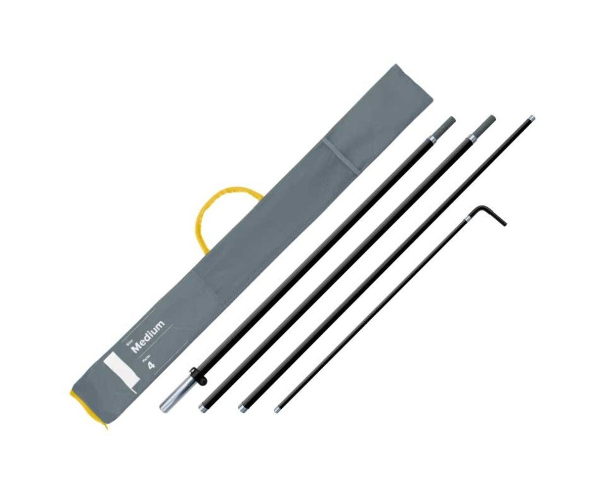 Stokkenset t.b.v. beachvlag vierkant