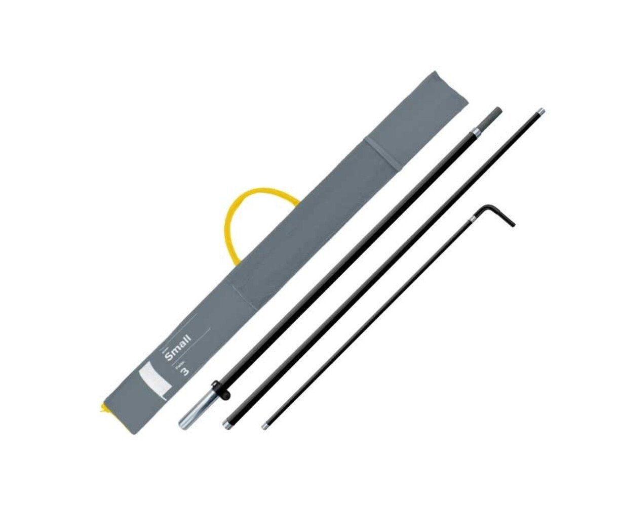 Stokkenset t.b.v. beachvlag vierkant