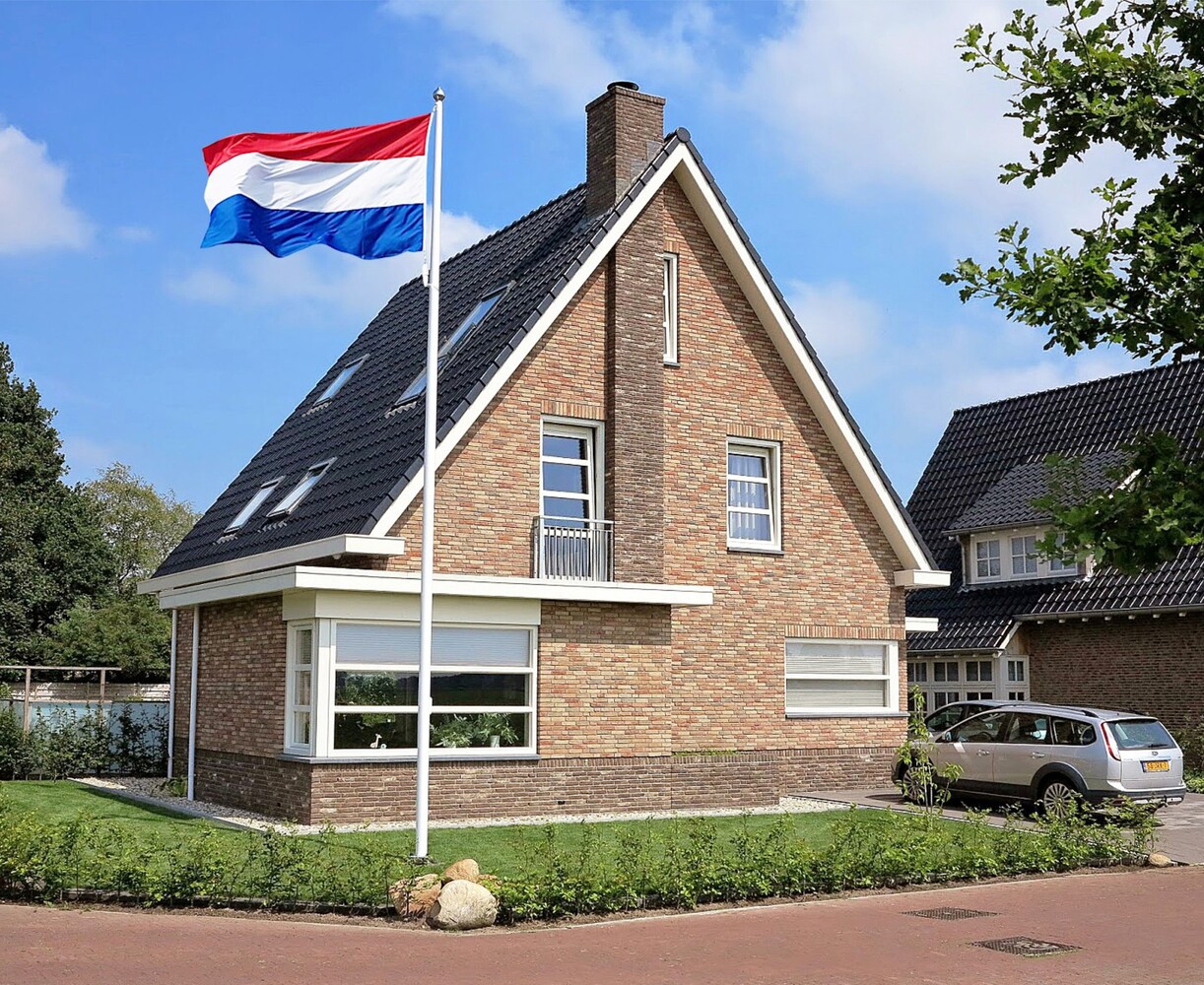 Polyester vlaggenmast 6 meter RAL-kleur