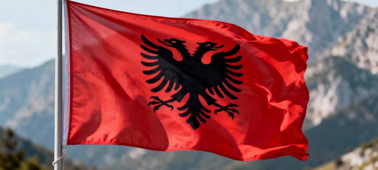 De Albanese vlag