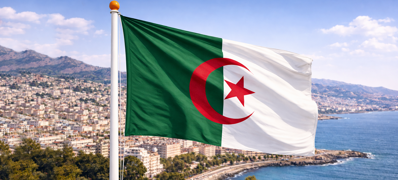 De Algerijnse vlag