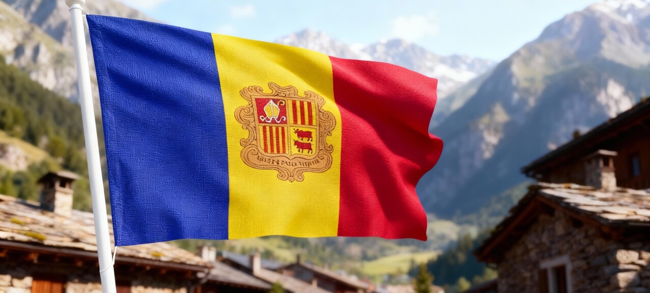 De Andorrese vlag